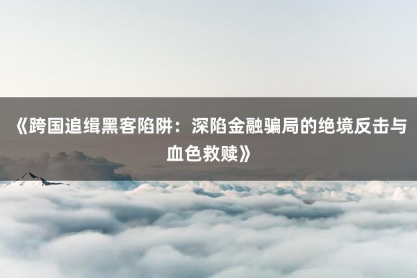 《跨国追缉黑客陷阱：深陷金融骗局的绝境反击与血色救赎》